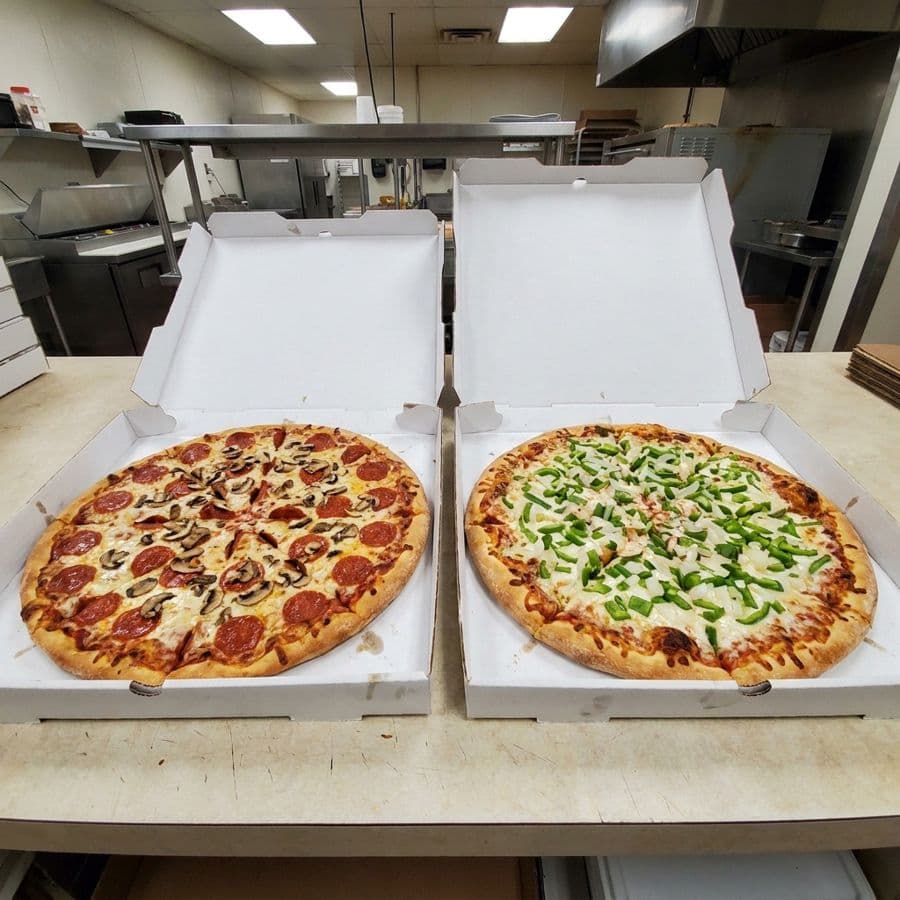 2 Large Pizzas with 2 Toppings